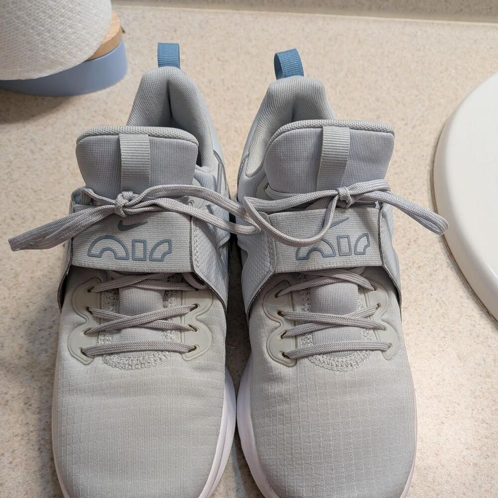 Nike Women's Grey and Blue Trainers